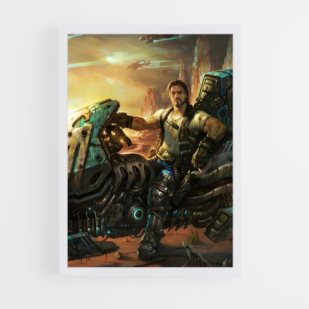 Poster Riders of the Mech – affiche Starcraft (vue 3)